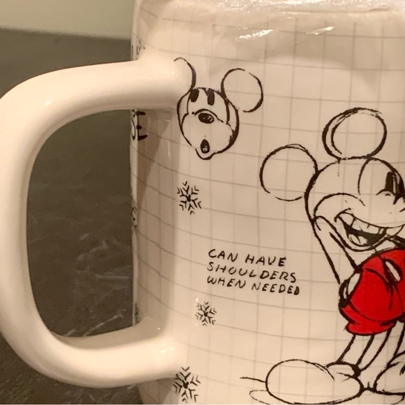 Mickey Santa Hat Mouse Ears Christmas Topper Mug - Disney Sketchbook Collection - Picture 11 of 14